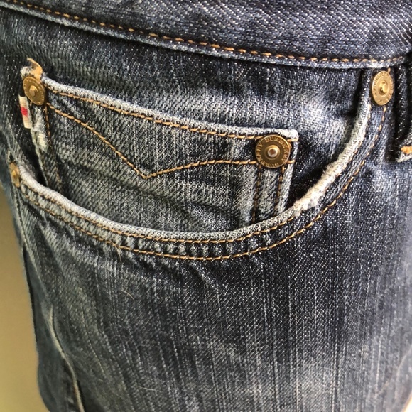 Burberry Dark Blue Four Button Fly Jeans Size 38x34 - Picture 5 of 13